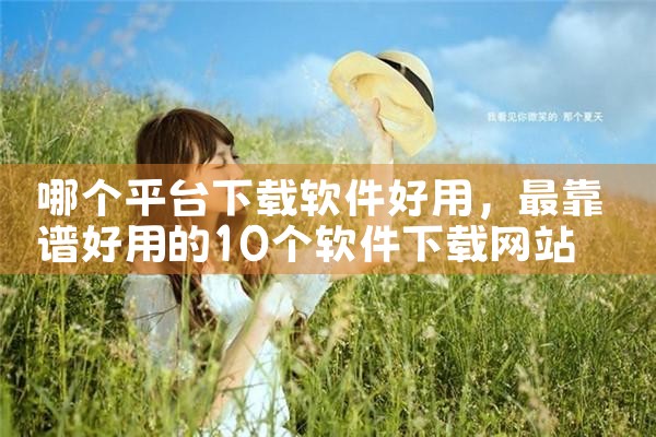 哪个平台下载软件好用