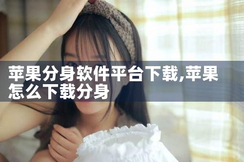 苹果分身软件平台下载